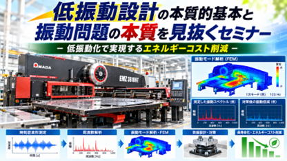 低振動設計の本質的基本と振動問題の本質を見抜くセミナー－低振動化で実現するエネルギーコスト削減－