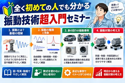 全く初めての人でも分かる振動技術超入門セミナー